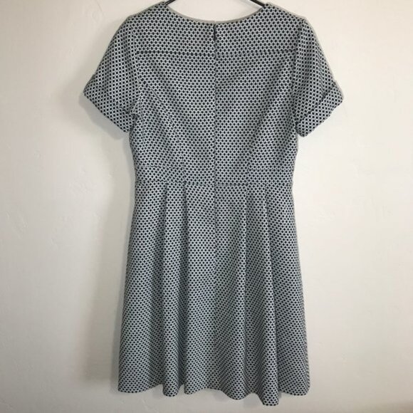 Adrianna Papell 12 A Line Dress Patterned Dots​​​ - Picture 5 of 8